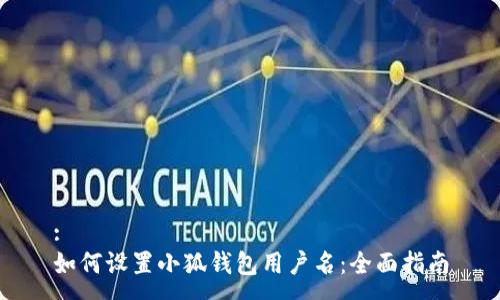 :
如何设置小狐钱包用户名：全面指南